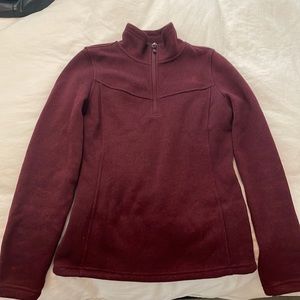 The North Face 1/4 zip sweater